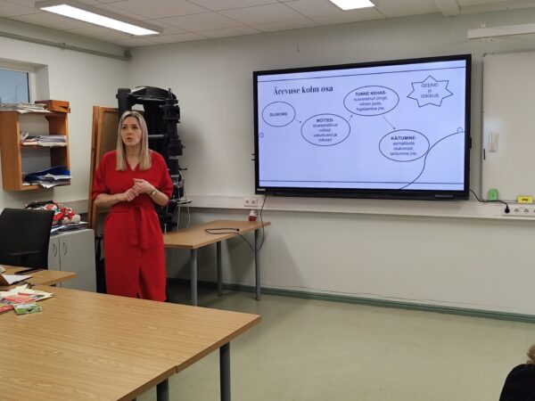 Kliiniline psühholoog Kätlin Juurik viis läbi töötuba "Ärevus ja kuidas sellega sõbraks saada".